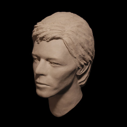 David Bowie 'Heroes' - Full Head Clay Sculpture