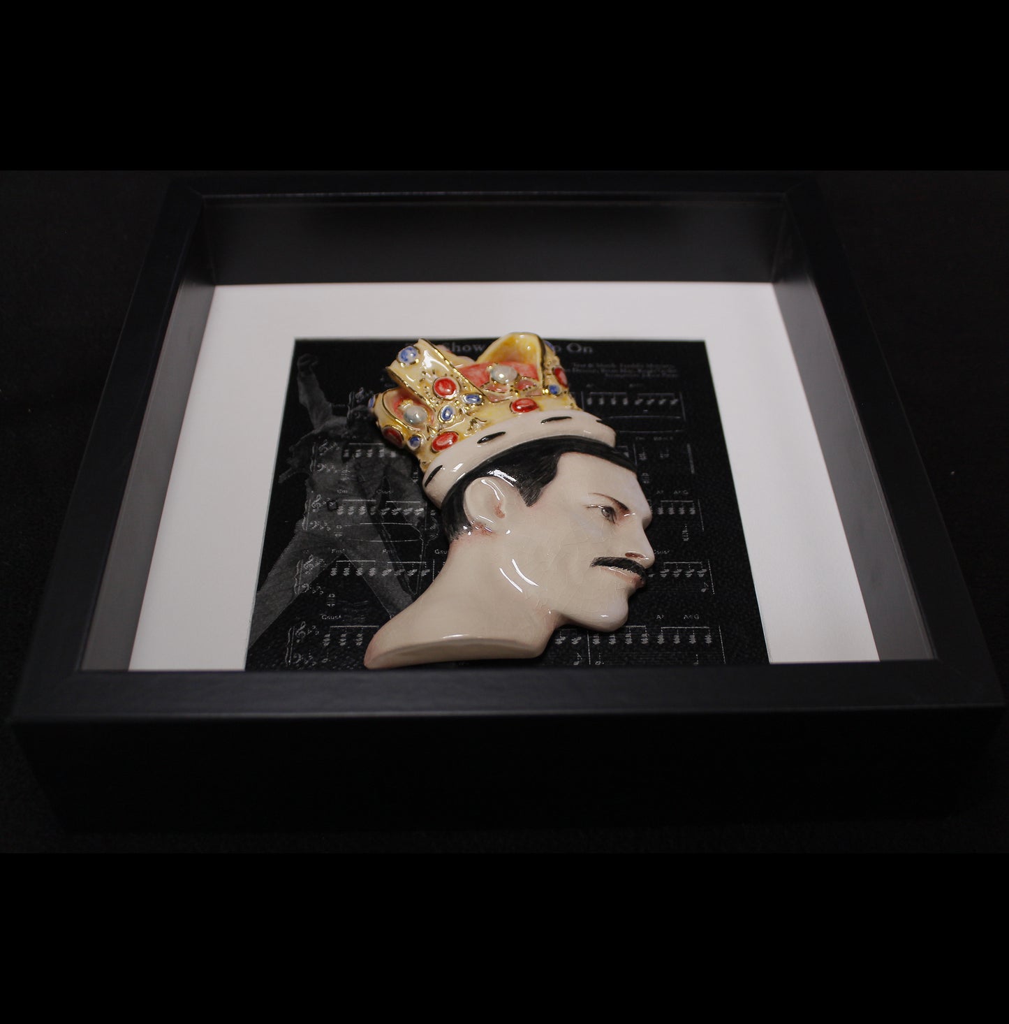 Crown - Framed Ceramic Sculpture