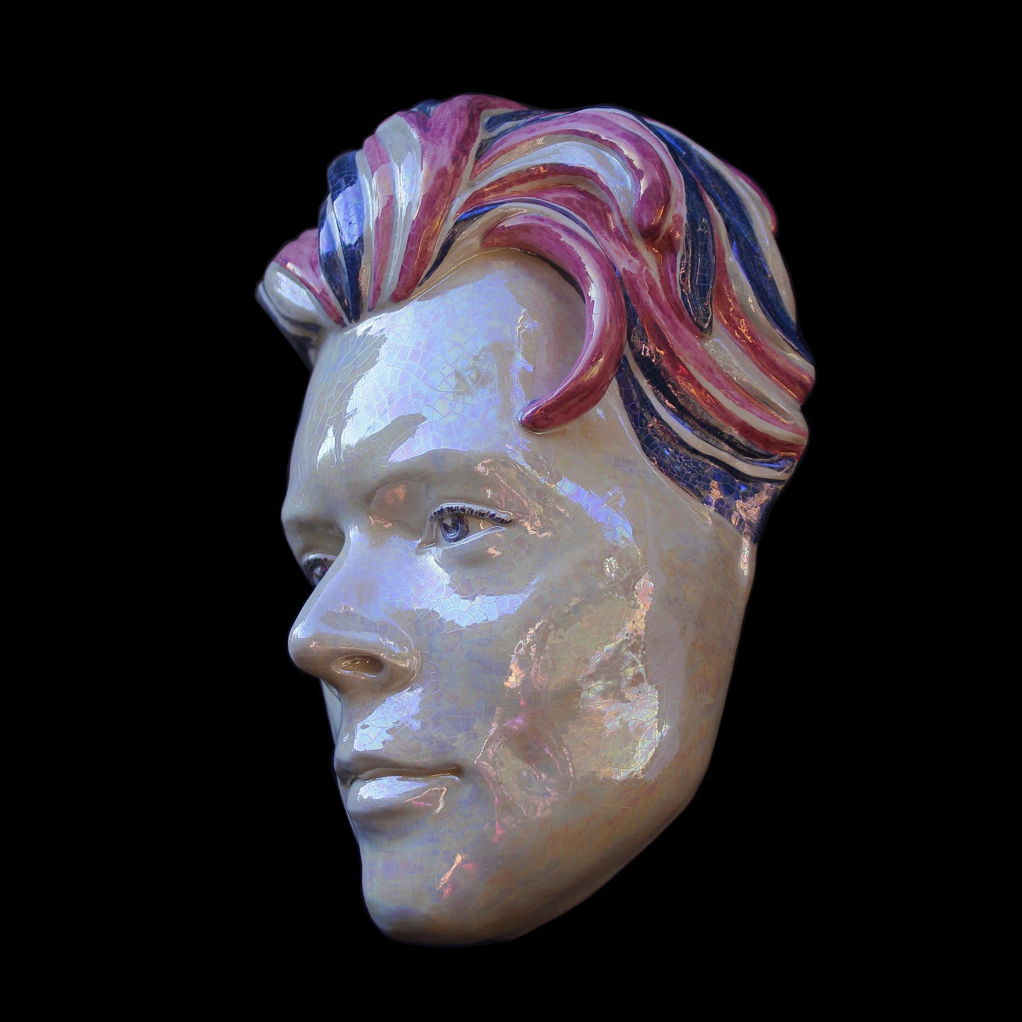 Harry Styles - Painted and Glazed Clay Mask