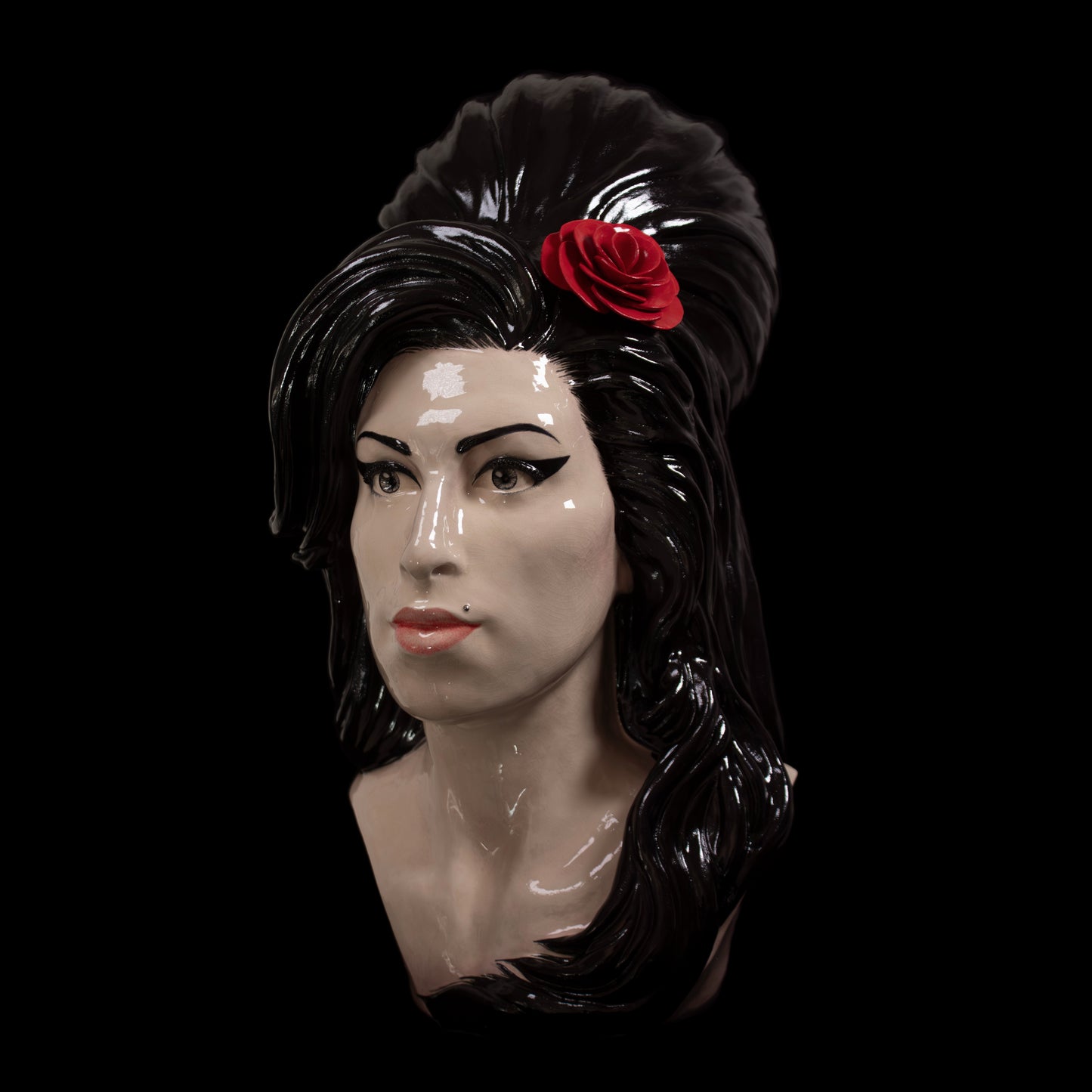 Amy Winehouse - *FLAWED BEAUTY SCULPTURE* - Full Head Sculpture - Edition n 1