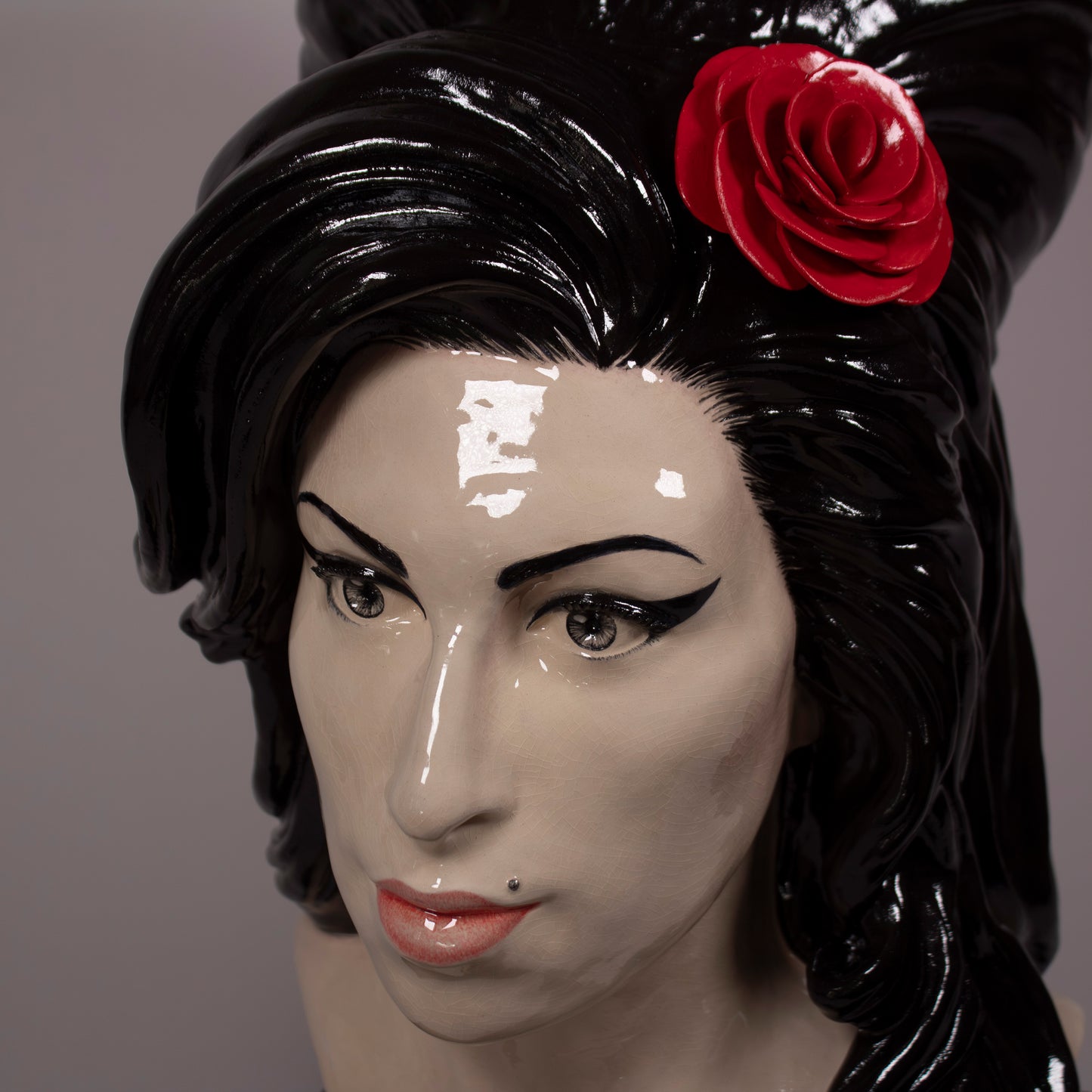 Amy Winehouse - *FLAWED BEAUTY SCULPTURE* - Full Head Sculpture - Edition n 1