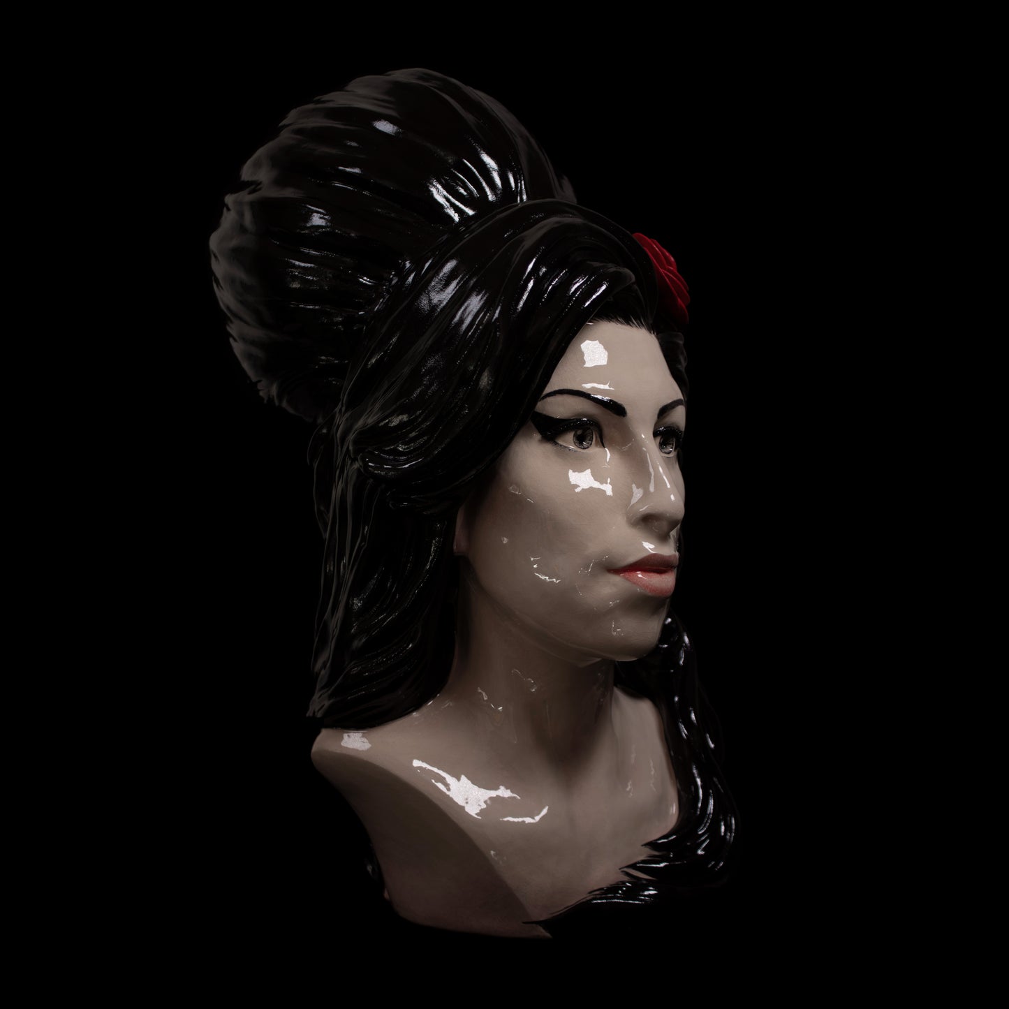 Amy Winehouse - *FLAWED BEAUTY SCULPTURE* - Full Head Sculpture - Edition n 1