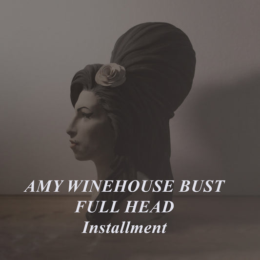PRE-ORDER INSTALLMENT - Amy Winehouse - Full Head Sculpture Glazed - Edition n 1