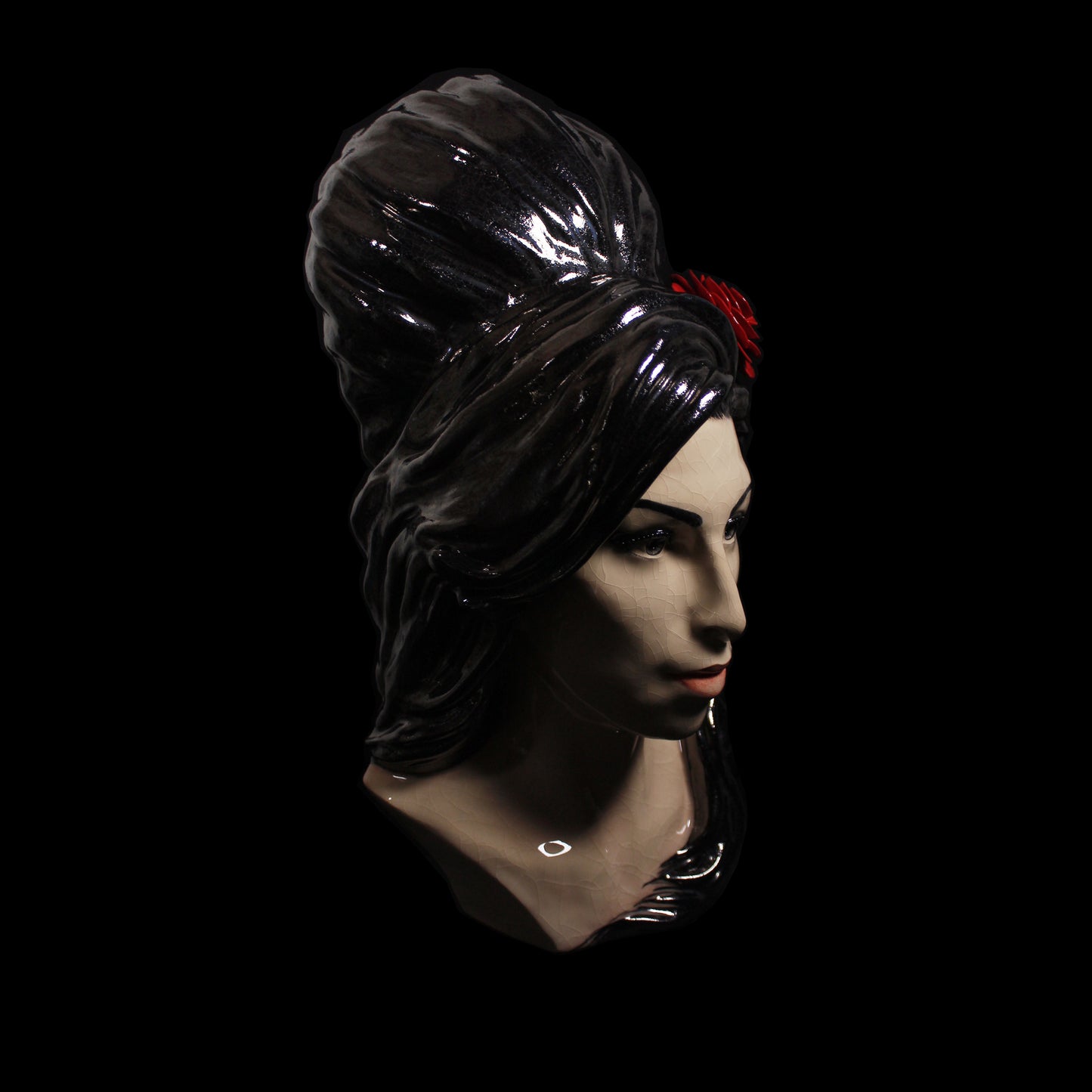 Amy Winehouse - Painted and Glazed sculpture Edition n 3