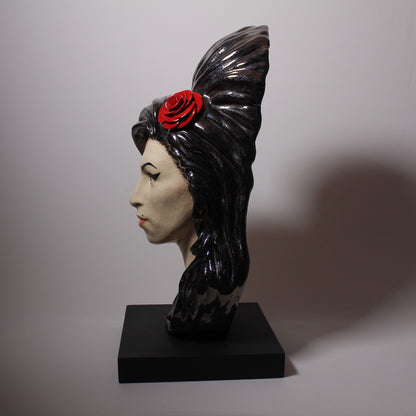 Amy Winehouse - Painted and Glazed sculpture Edition n 3