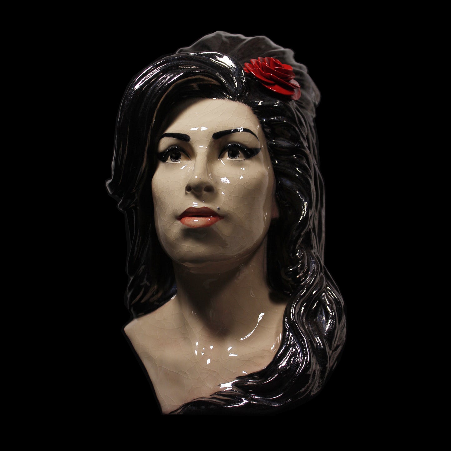 Amy Winehouse - Painted and Glazed sculpture Edition n 3