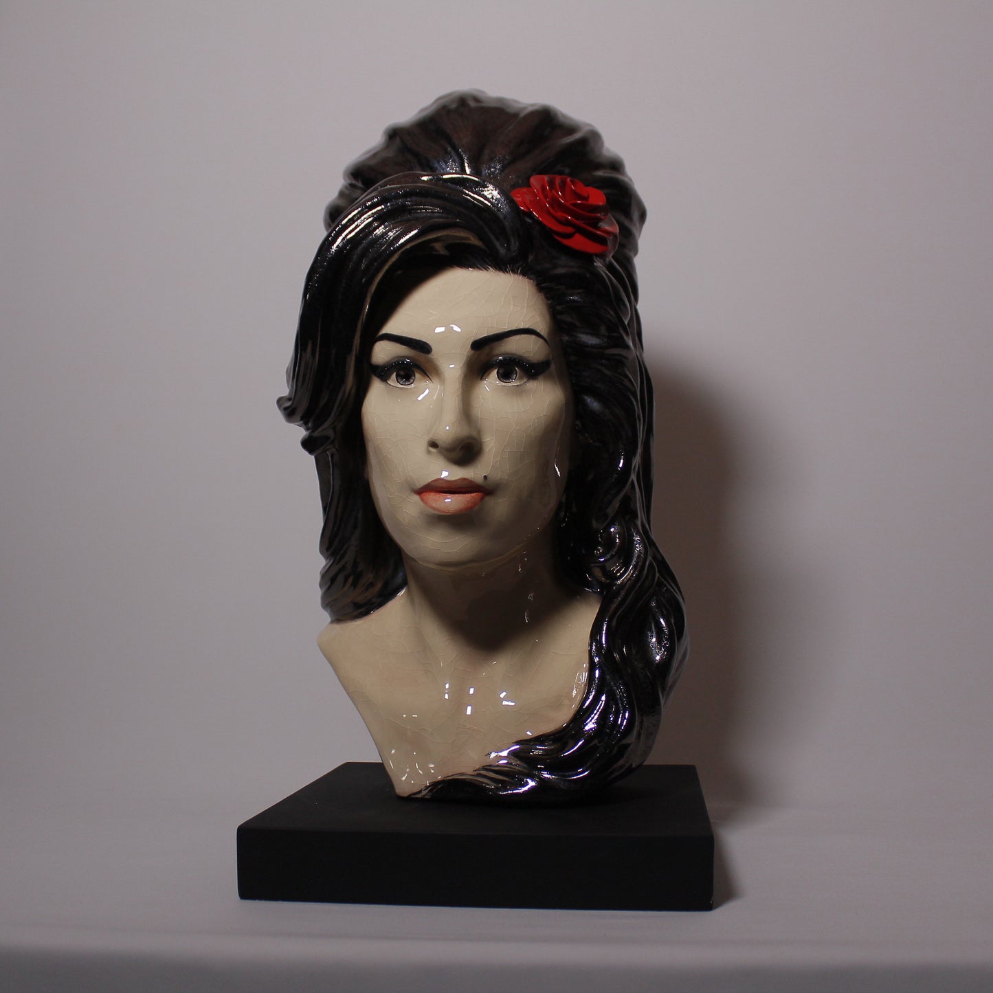 Amy Winehouse - Painted and Glazed sculpture Edition n 3