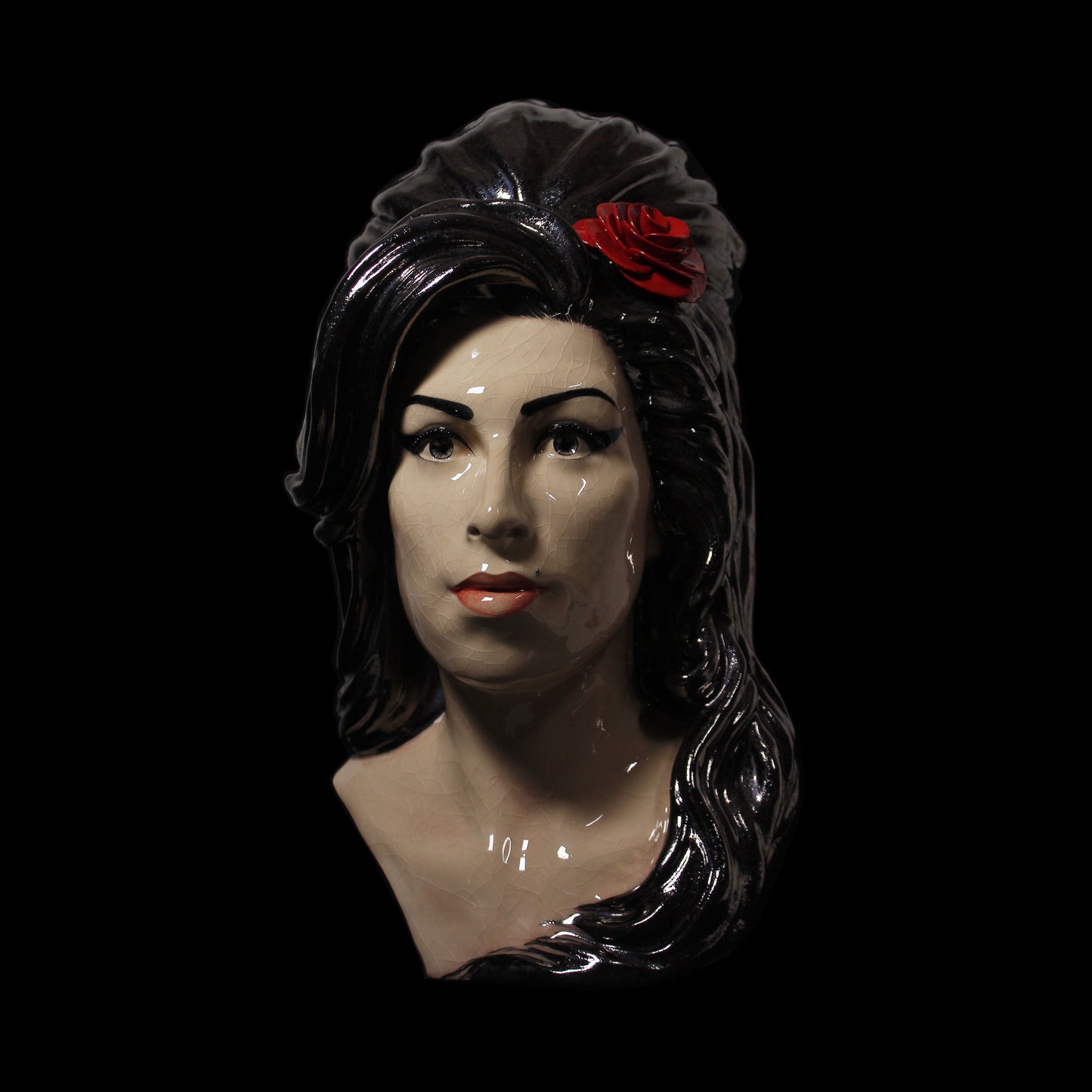 Amy Winehouse - Painted and Glazed sculpture Edition n 3