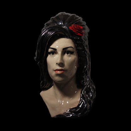 Amy Winehouse - Painted and Glazed sculpture Edition n 3