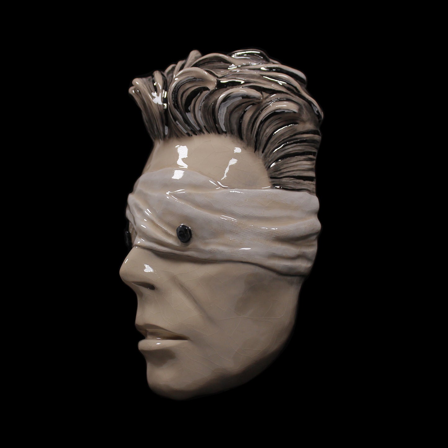 David Bowie - The Blind Prophet Painted Ceramic Sculpture