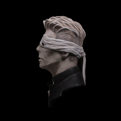 David Bowie 'The Blind Prophet' - Full Head Bust Sculpture