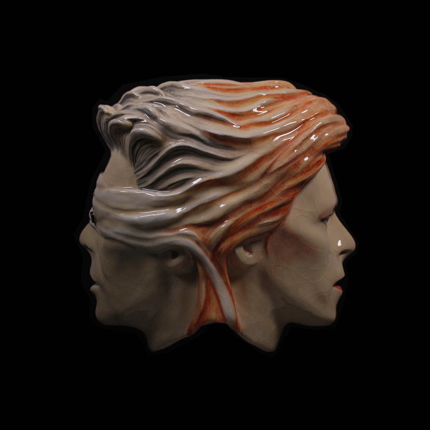 David Bowie - Edition n 4 Ziggy Stardust and The Blind Prophet Double Head Sculpture