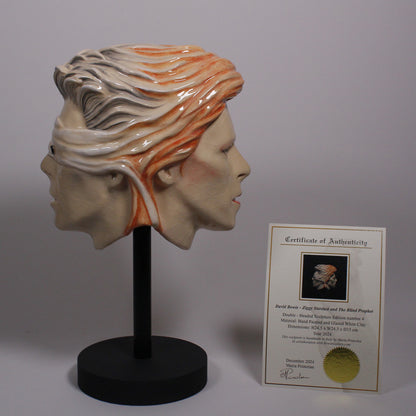 David Bowie - Edition n 4 Ziggy Stardust and The Blind Prophet Double Head Sculpture