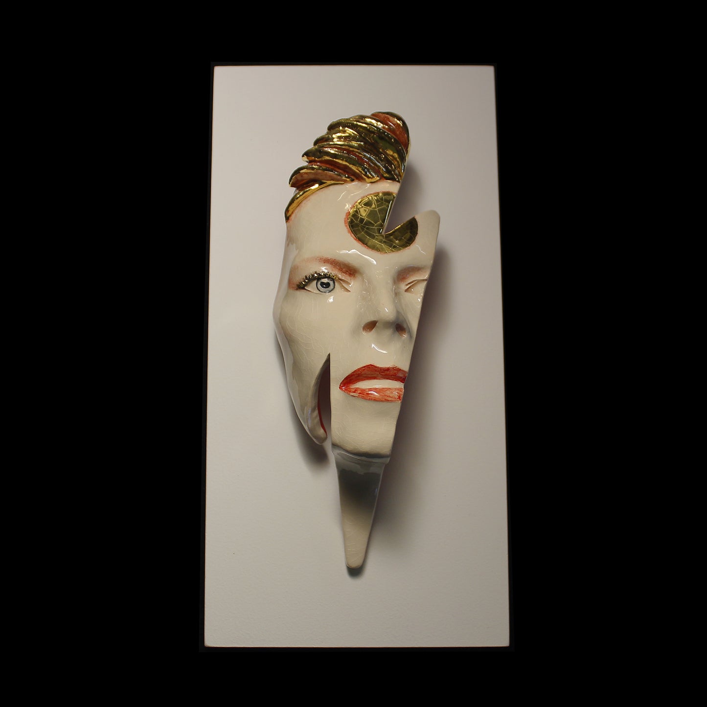 David Bowie 'Ziggy Flash' - Painted Ceramic Sculpture