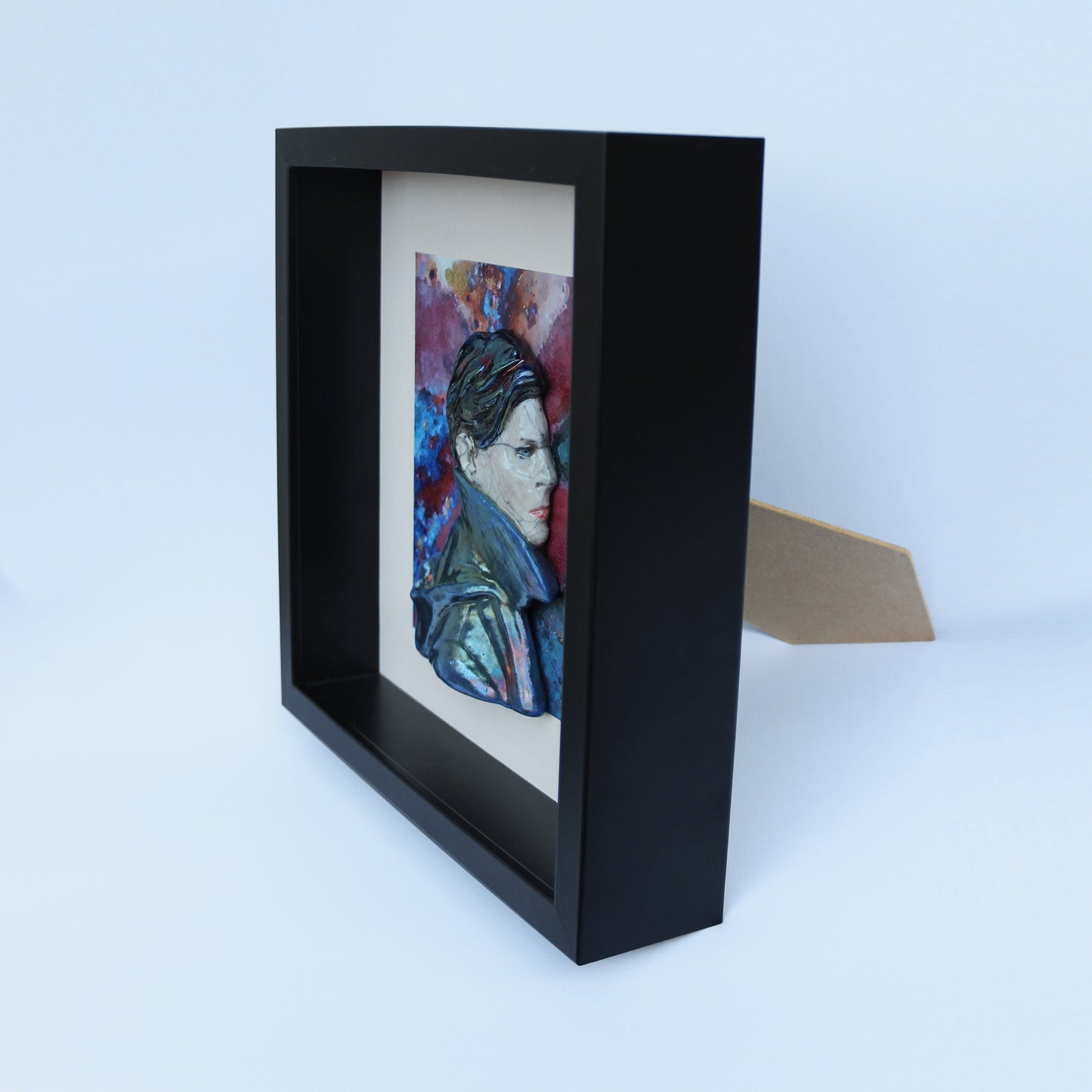 David Bowie 'Low Raku' Framed Ceramic Sculpture