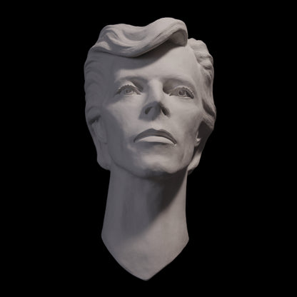 David Bowie - Cracked Actor Face Sculpture