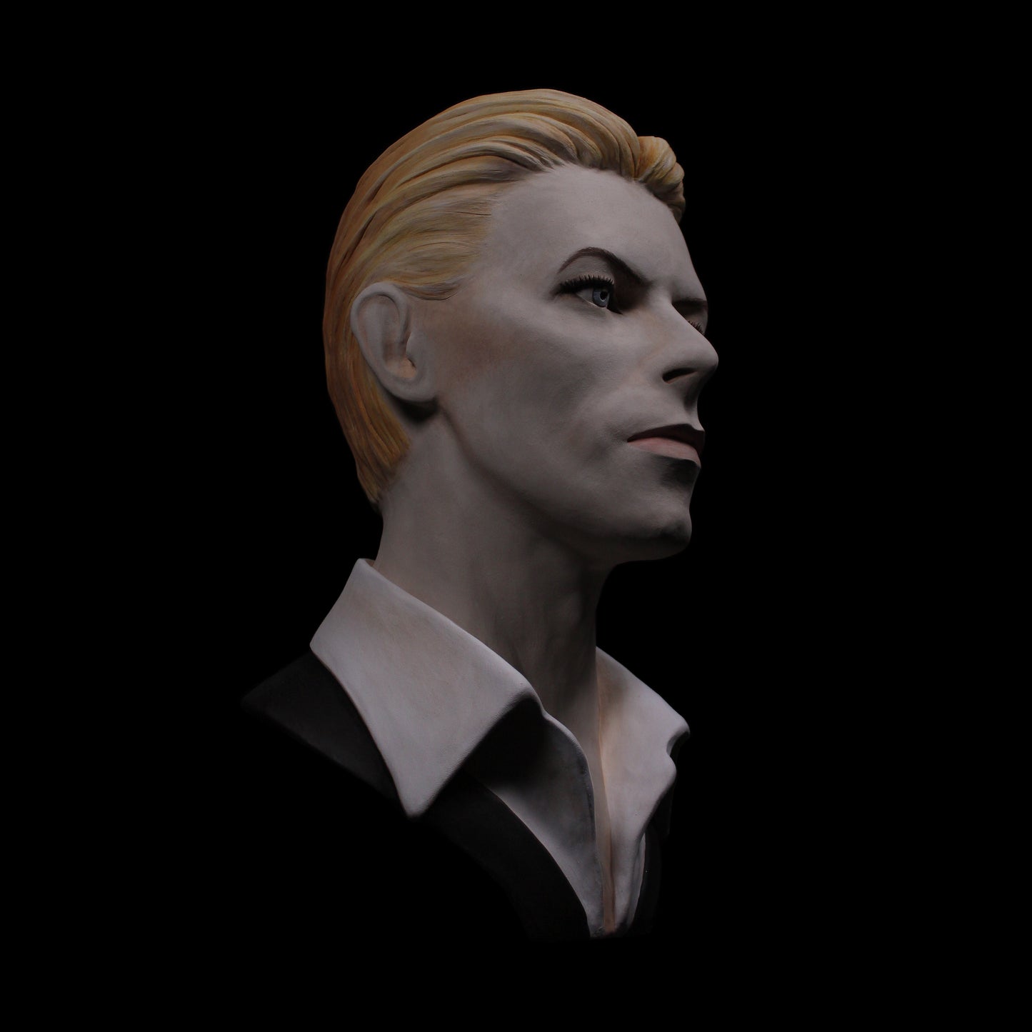 David Bowie - Ceramic Portrait Bust Sculpture - 'The Thin White Duke' - Full Head