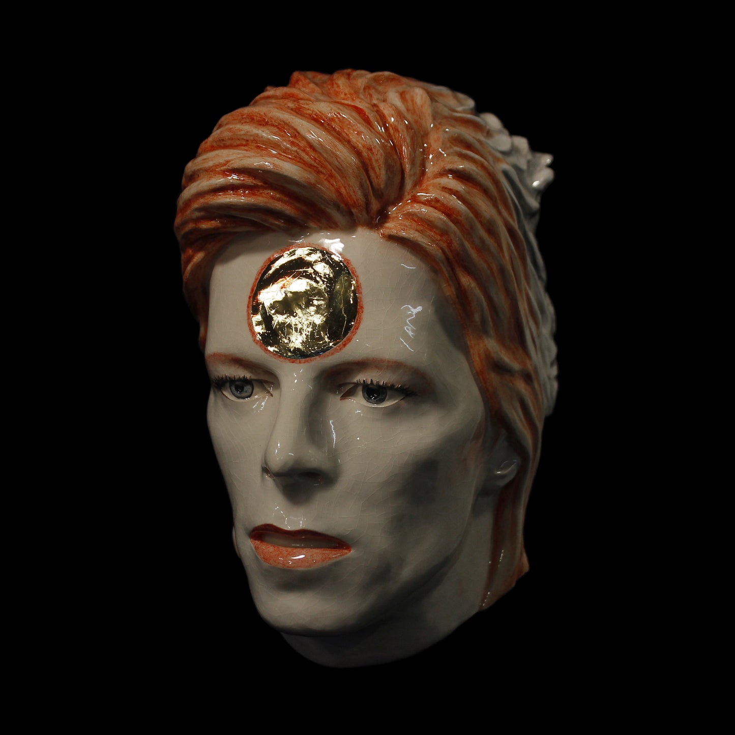 David Bowie - Ziggy Stardust and The Blind Prophet Double Head Sculpture