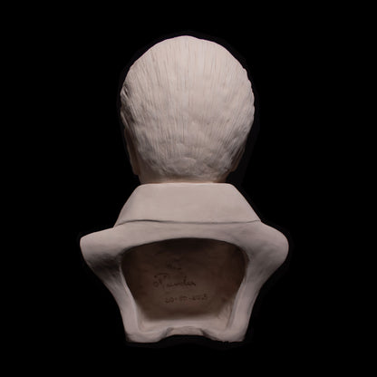 Elvis Portrait Full Head  - White Terracotta