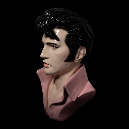 Elvis - Painted and Glazed Elvis Portrait