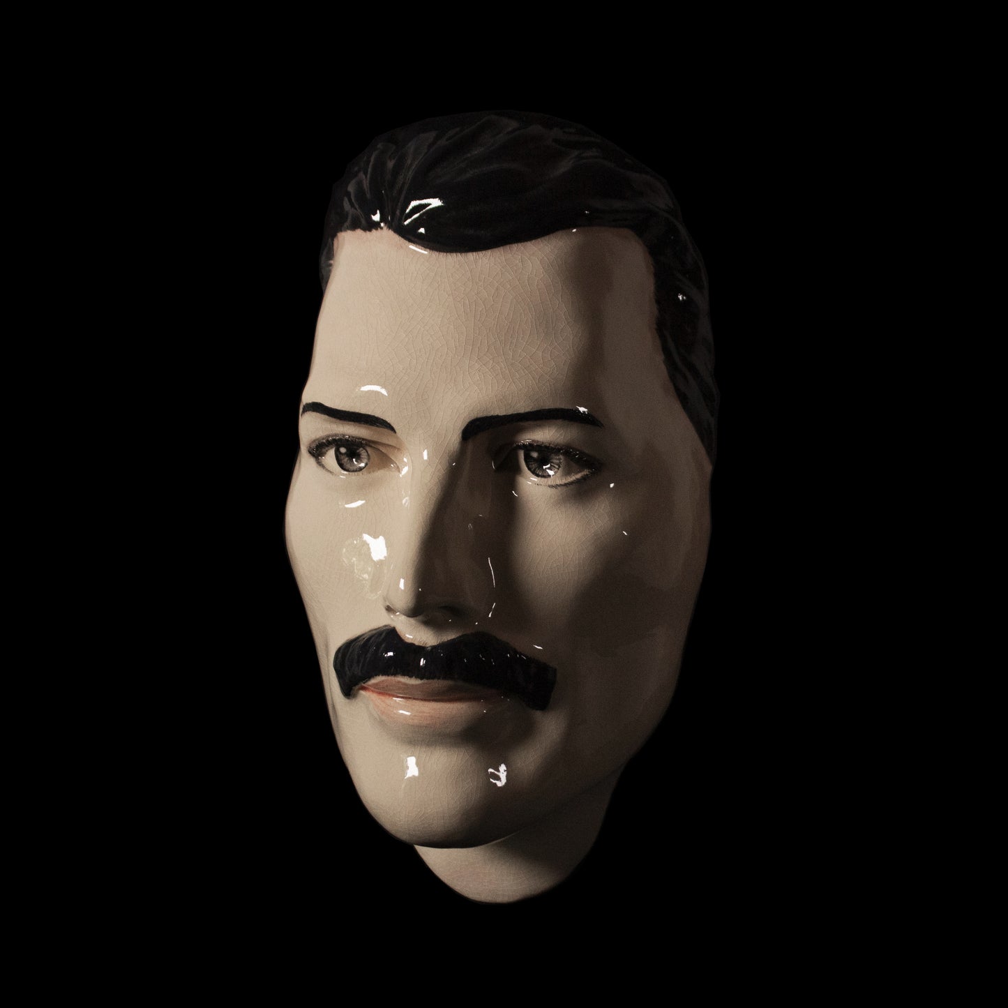 Freddie - Painted and Glazed Portrait