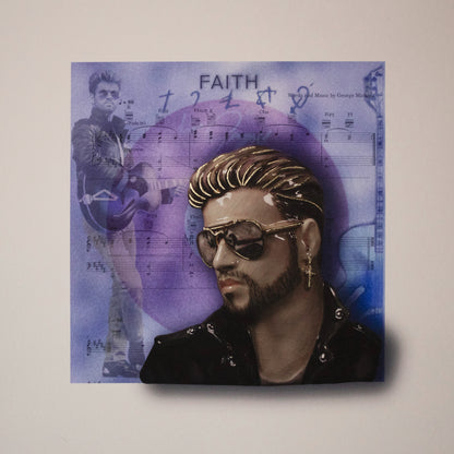 George Michael - 'Faith' - Art Print