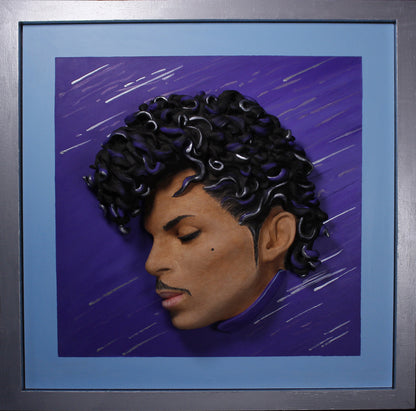 Prince - Purple Rain 3D Wall Panel Sculpture