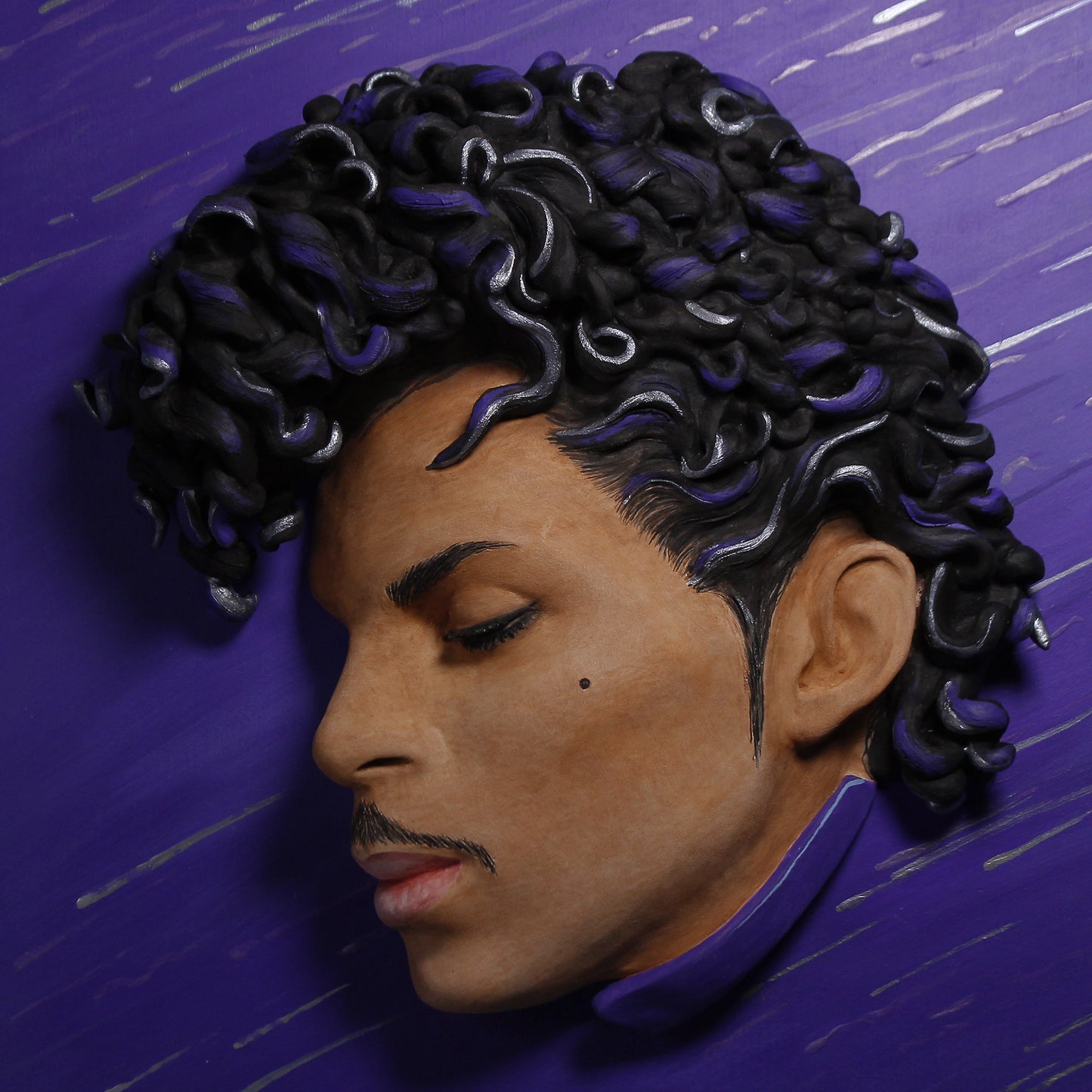 Prince - Purple Rain 3D Wall Panel Sculpture